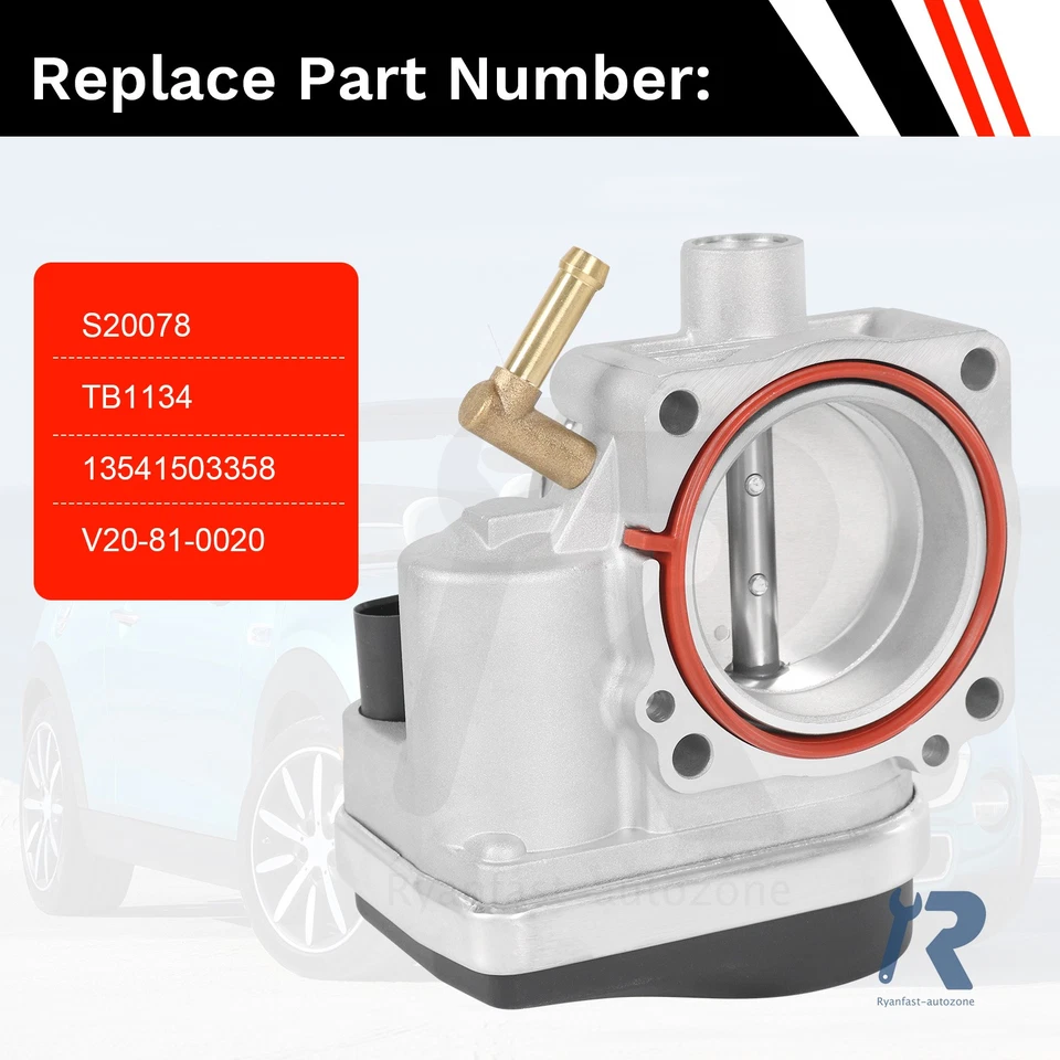 Cuerpo del acelerador para Mini Cooper 1.6L 2002-2008 (solo para modelos S) 13541503358 Foto 4 de 4