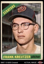 1966 Topps #211 Frank Kreutzer Senators 1.5 - FAIR