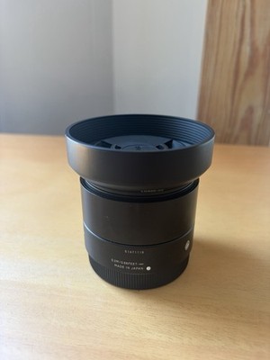 Sigma 19mm f/2.8 DN Prime Lens for Sony E-Mount w/ Hood & Caps