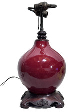 Antique Chinese Oxblood Red Glazed Porcelain ...