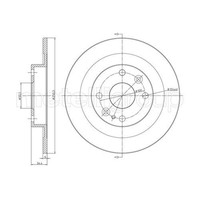 Metelli 2X Bremsscheibe Hinten Ø250 Mm Voll FüR Mazda MX-5 II NB 1.6 16V 1.8 NA