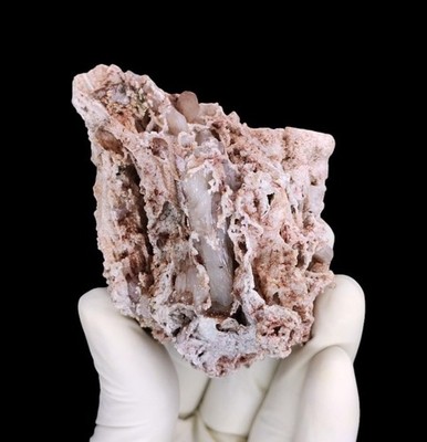 Natural Stilbite In Chalcedony Minerals #M187