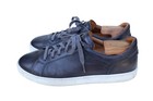 Magnanni Dark Gray Leather Casual Low Top Sneaker Shoe Men’s SZ 10 — photo 1