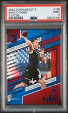 2022 Panini Donruss Elite Brock Purdy RC rookie Status 08/14 Rare 49ers