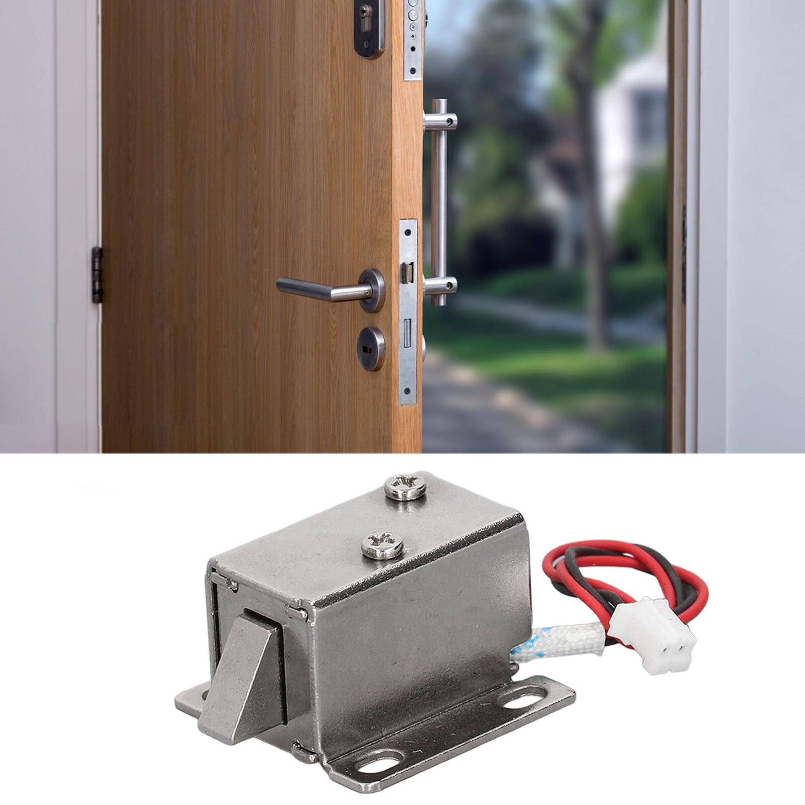 2A DC Micro Electromagnetic Lock Cabinet Door Drawer Electric Release Assembl;;