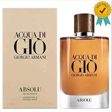 Giorgio Armani Acqua Di Gio Absolu 3.4 oz/100ml Men's Eau de Parfum Spray