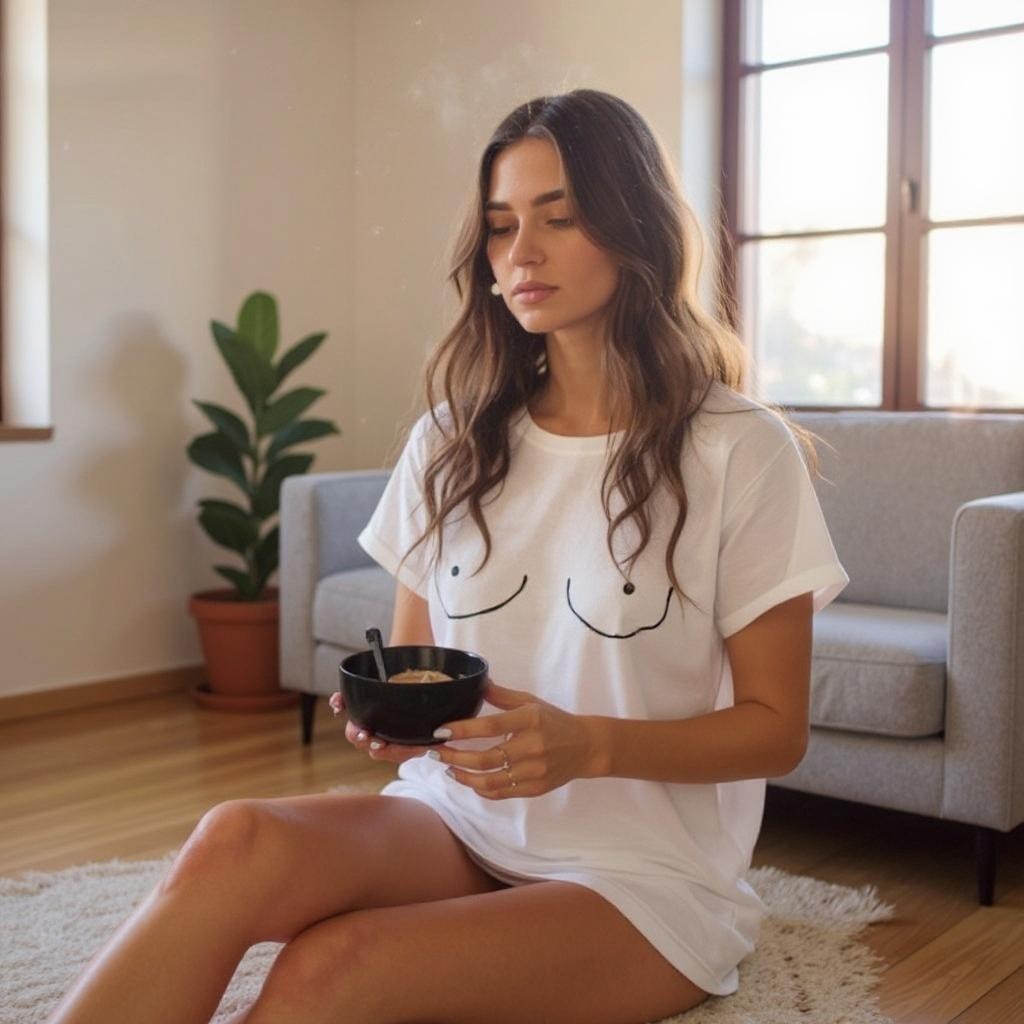 Boobs Camiseta Mujer Divertida Boobies Camisa Boob Camiseta - Dibujos Dibujados a Mano Titas