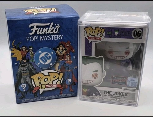 Funko Pop THE JOKER Metallic LE 1000   NYCC 2025 Sticker DC Mystery Box G1N