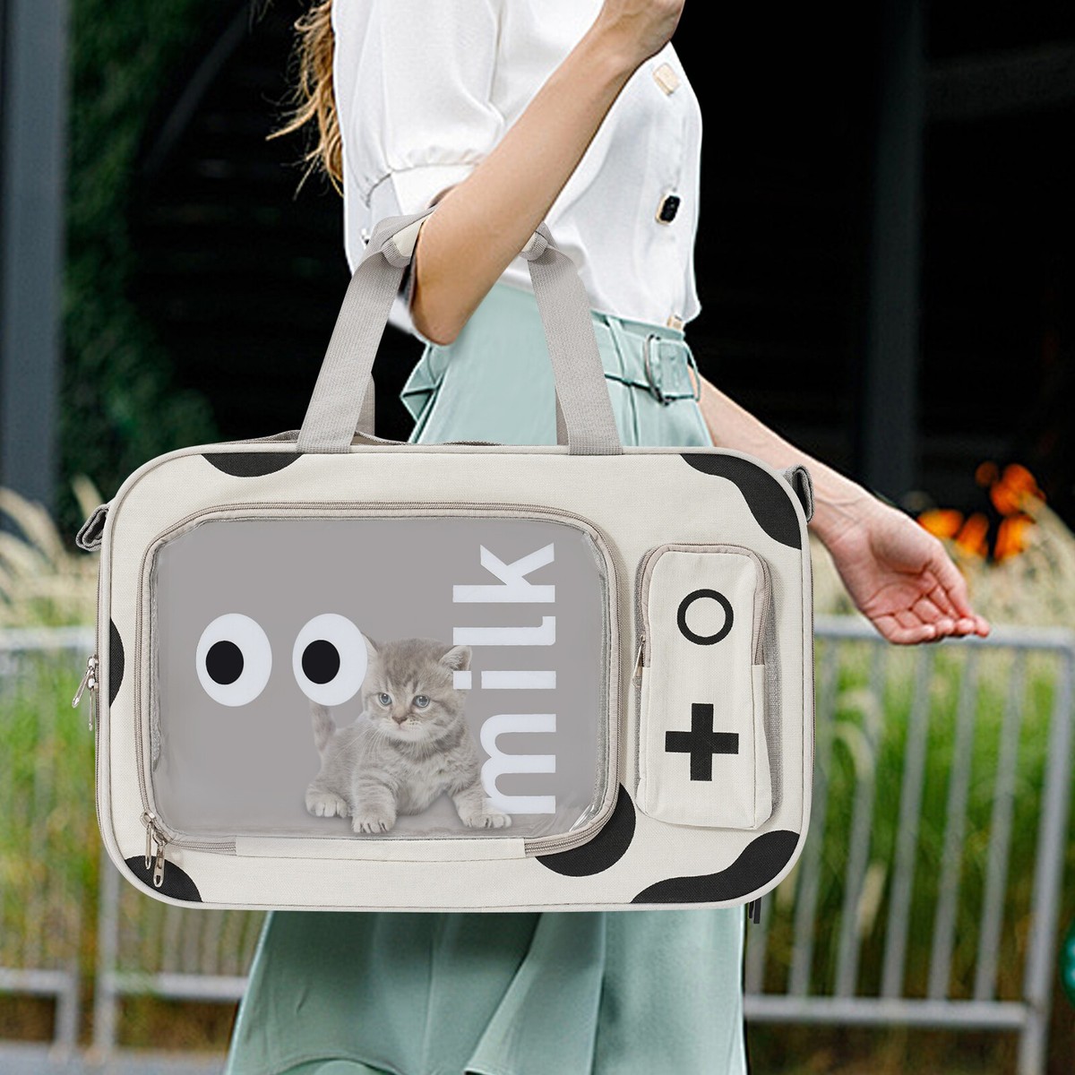 Travel Pet Carrier Pet Bag For Cats/small Dogs Oxford Cloth Pet