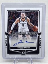 2024-25 Donruss Optic Signature Series Tyrese Martin Nets Autograph NM+