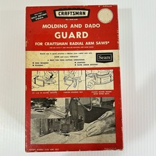 Craftsman 7" Molding and Dado Guard for Radial Arm Saws 9-29524 Edge Shaping Vtg