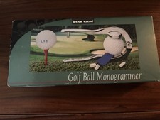 Star Case Golf Ball Monogrammer Kit - 3 Initials Per Ball