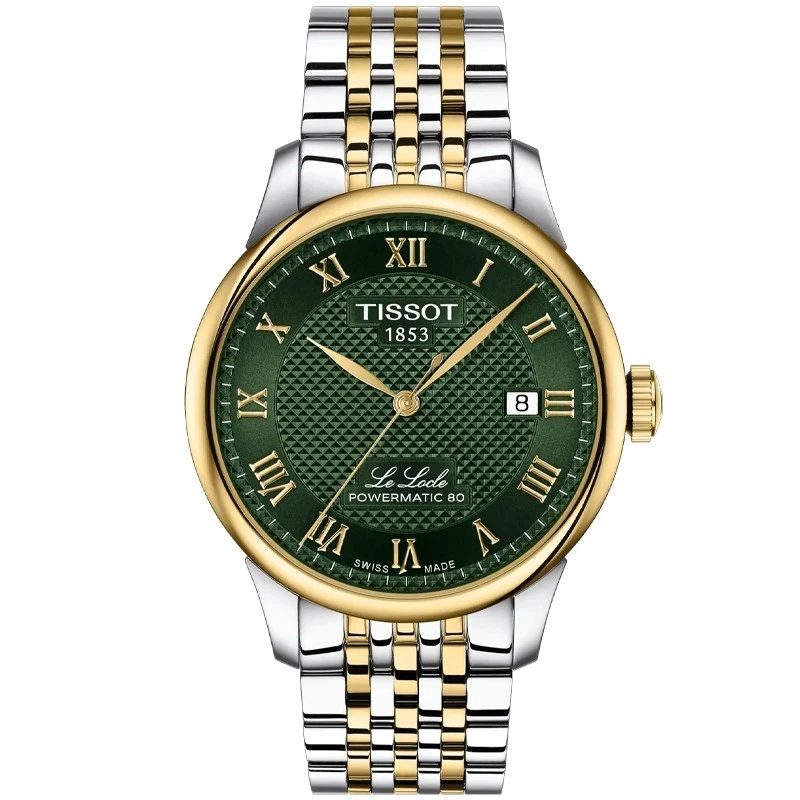 Montre Tissot Le Locle Powermatic 80 – Automatique, Boîtier Doré, Très Bon état