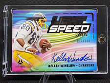 Panini 2025 Luminance Light Speed Ink Kellen Winslow Chargers Auto LSI-KWI /100