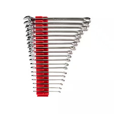 6 Mm to 24 Mm Combination Wrench Set with Modular Slotted Organizer (19-Piece)