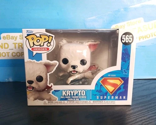 2025 FUNKO POP HEROES KRYPTO VINYL FIGURE 565 DC Studios Superman Comics MIB MIP