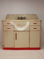 Vintage Wolverine Supply  Mfg Co Tin Toy Child's Kitchen Sink Post -WWII