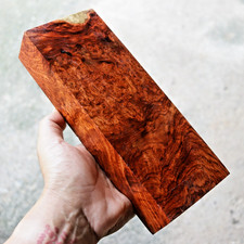 Amboyna Burl Exotic Turning Wood Block 89 233 42mm 102