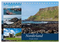 Nordirlands Highlights (Tischkalender 2027 DIN A5 Quer), Calvendo Monatskalender