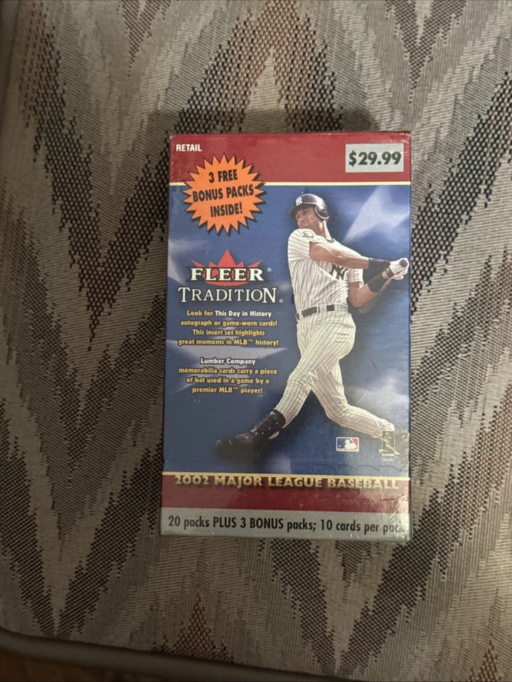 SEALED BOX 2002 MAJOR LEAGUE BASEBALL FLEER TRADITION - Image 3 of 4