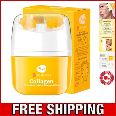 AH-8 Neck Firming Cream with Roller - Korean Anti Aging Face Moisturizer with...