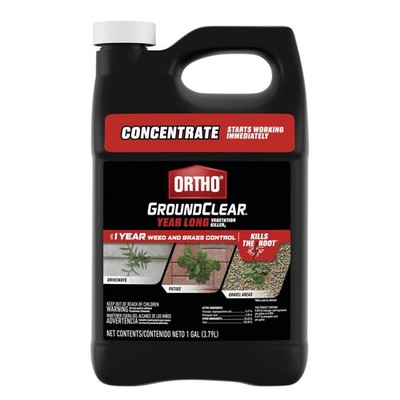Ortho GroundClear Year Long Vegetation Killer2 Concentrate, Kills Weeds, 1 Gal