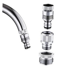 Sink Faucet Quick Connector Faucet to Garden Hose Adapter Swivel Faucet Adapter