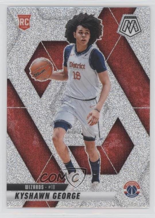 2024-25 Panini Mosaic Rookies Glitter Prizm Kyshawn George #247 Rookie RC