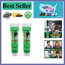 Alcohol Free Men's Hair Gel 3.75 Oz Pack of 2 - Shape  Hold for Neat Styles