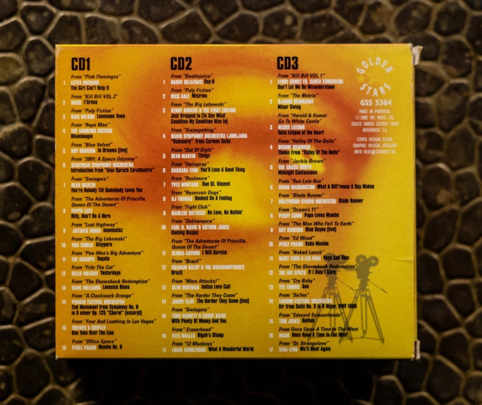 MUSIC FROM CULT FLICKS – 3 CD-Box, Pulp Fiction, Big Lebowski, Tarantino - Bild 3 von 3