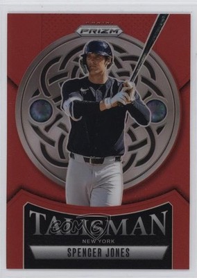 2025 Panini Prizm Talisman Red Prizm 96/199 Spencer Jones #10 1g37