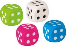 BRUNNEN "Cube" Eraser 2 x 2 cm Blue, Green, Pink, White