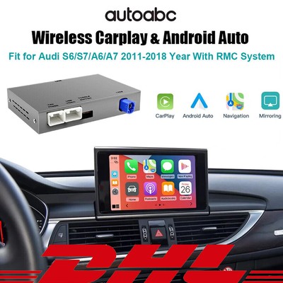 Wireless Carplay Android Auto Nachrüstung Kit für Audi A6 S6 A7 C7 RMC 2012-2016