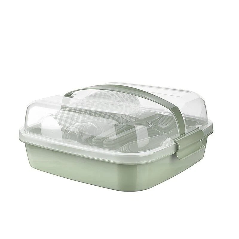 Picknick Set 6 Personen | BPA Frei | Camping Geschirr Set Gabel, Messer, Löffel, - Bild 2 von 4