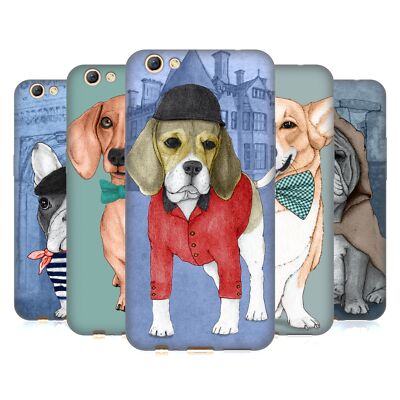 OFFIZIELLE BARRUF HUNDE SOFT GEL HANDYHÜLLE FÜR OPPO HANDYS