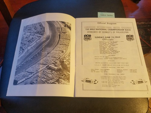15 de junio de 1969 Langhorne International Speedway 150 millas programa de campeonato - Imagen 2 de 5