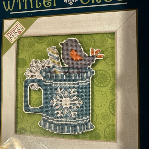 Mill Hill Winter Cheer Peppermint Tweet DM20-5102 Debbie Mumm Beaded Design - Picture 3 of 4