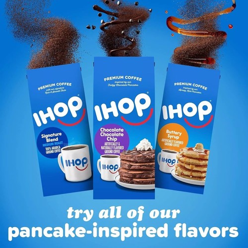 IHOP Caffè macinato PREMIUM aromatizzato con gocce di cioccolato al cioccolato sacchetto da 11 oz - Foto 4 di 5