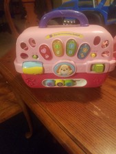 vtech care for me learning carrier orange