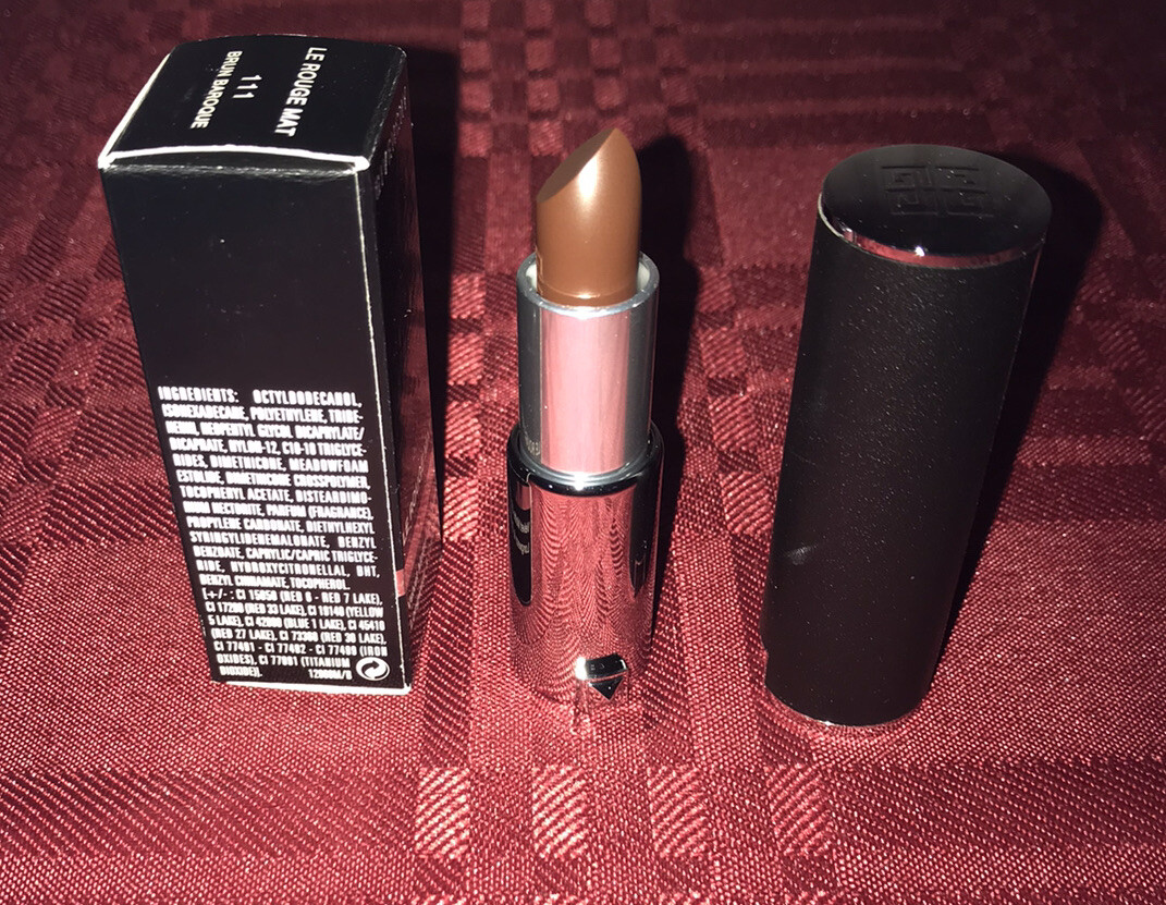GIVENCHY Le Rouge Mat Lipstick 111 Brun Baroque Full Size NEW | eBay