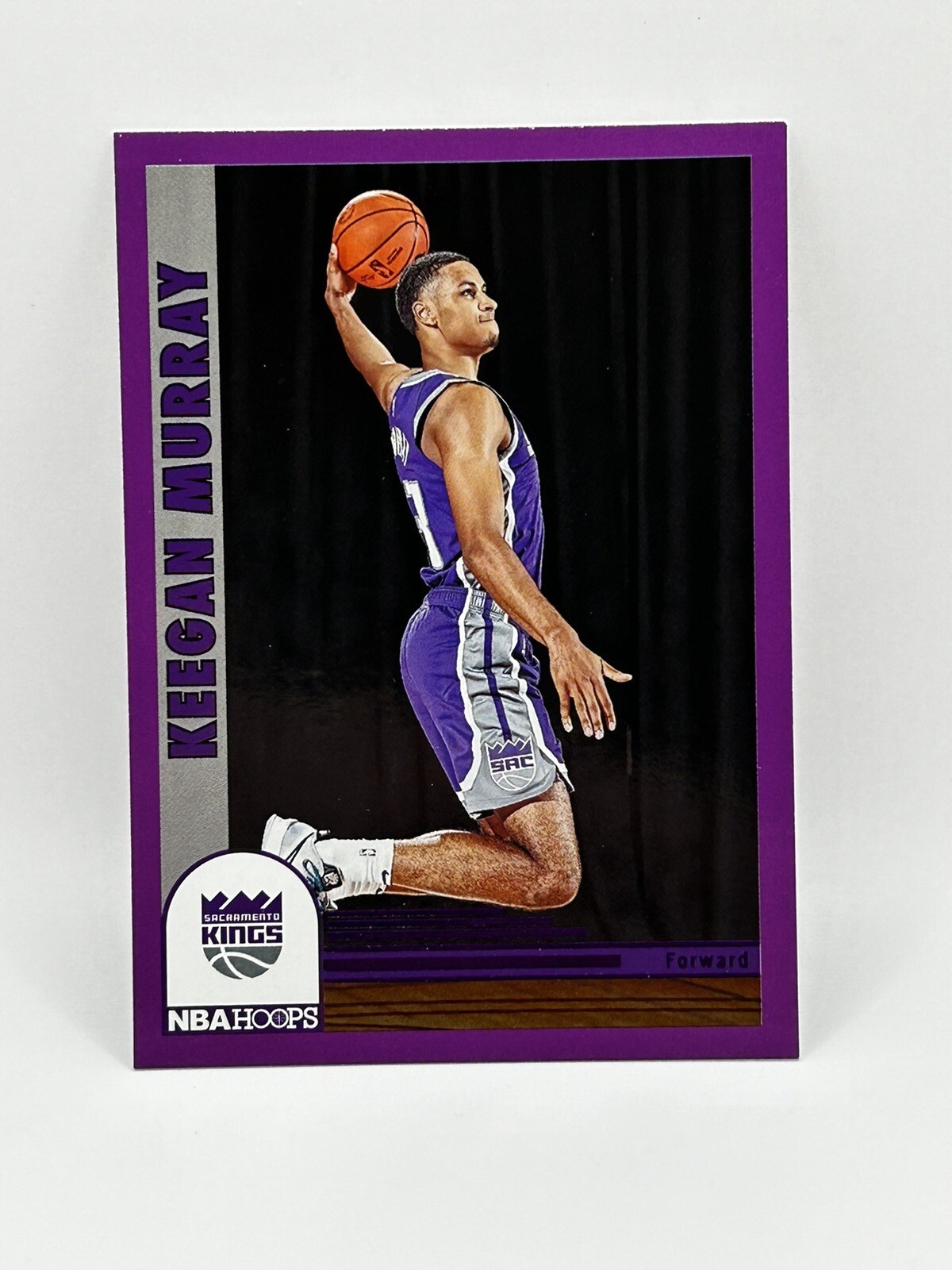 Keegan Murray 2022-23 Panini NBA Hoops Tribute Purple ROOKIE RC #284 Kings
