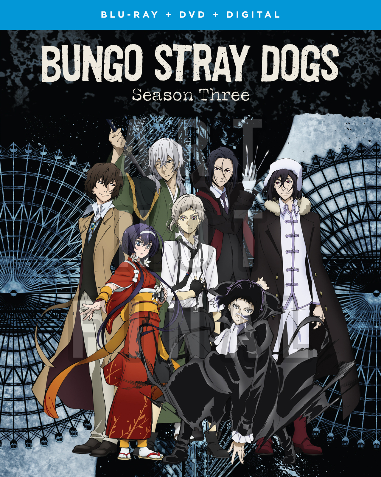 Bungo Stray Dogs: Season 3 (Blu-ray / DVD / Digital) Region A & B