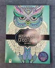 lot of 9 Coloring Books Leisure Art Creatures Kaleidoscope Mandala Flowers u-3D