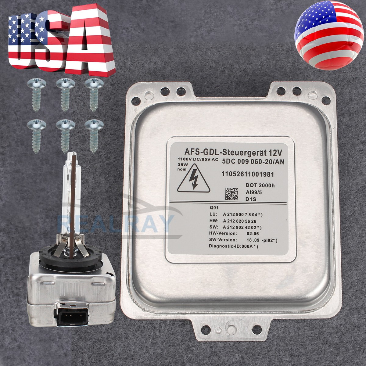Xenon HID Ballast for Mercedes-Benz E Class W211 2006 - 2009 5DC009060-00 Xenon HID Ballast for Mercedes-Benz E Class W211 2006 - 2009 5DC009060-00