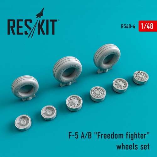 ResKit RS48-0004 for Scale model kit 1:48 F-5 (A,B) "Freedom fighter" wheels set - Picture 16 of 24