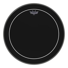 Bass, Pinstripe, Ebony, 18 Dia. Drum Head