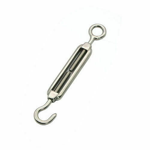 316 Turnbuckle Stainless steel Screw Pad Hook Balustrade Wire Sail M5 M6 M8 M10 - Picture 13 of 25
