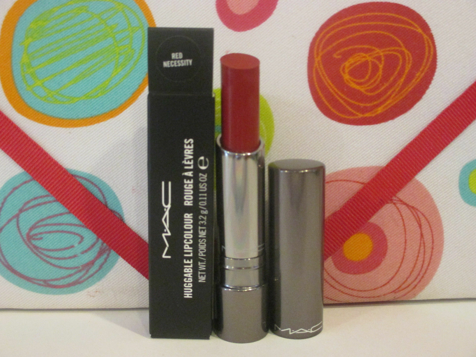 MAC Huggable Lipcolour in Red Necessity 0.11 oz Boxed