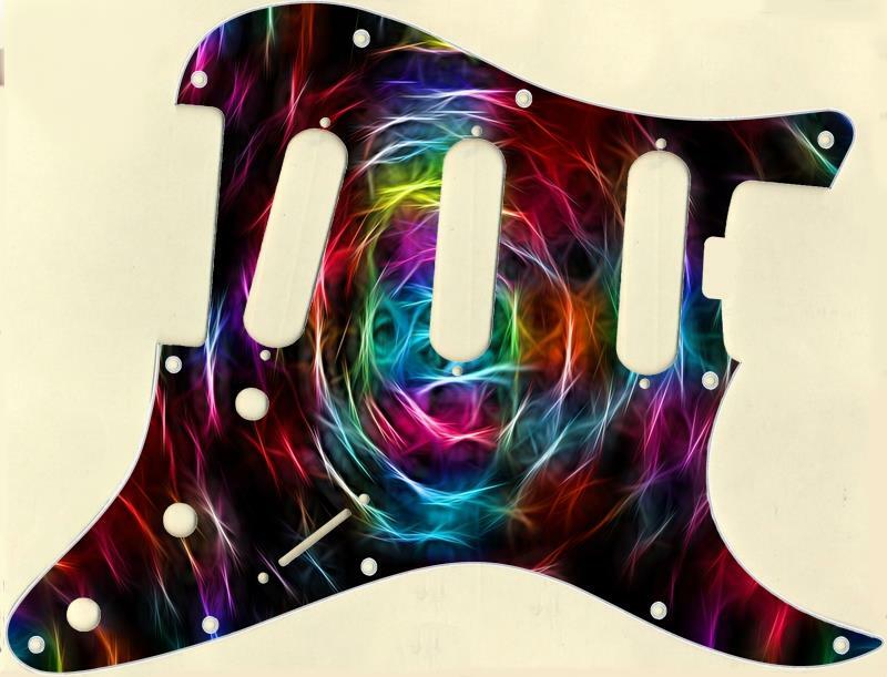 Stratocaster Pickguard Custom to fit Fender SSS 11 Hole ELITE Light Fragment