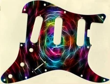 Stratocaster Pickguard Custom to fit Fender SSS 11 Hole ELITE Light Fragment